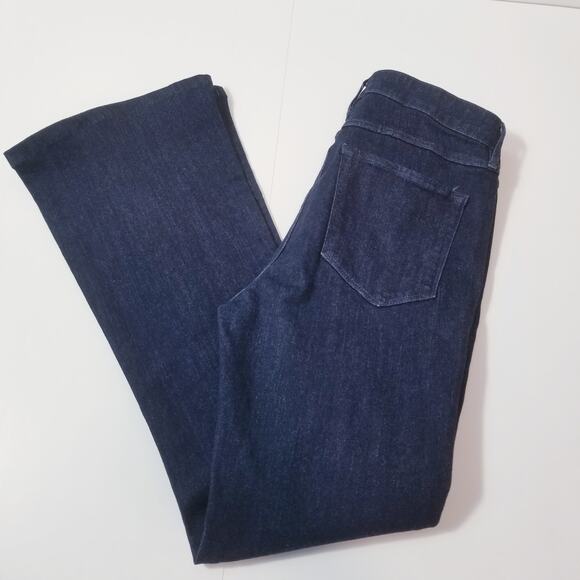 3x1 NYC The Bell Bottom Flare Jeans in Alpha Dark Wash Jeans - Picture 4 of 11